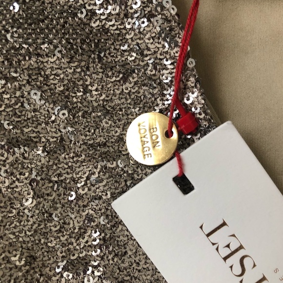 The Jet Set Diaries Oasis Gold Sequin Dress NWT - Picture 7 of 8